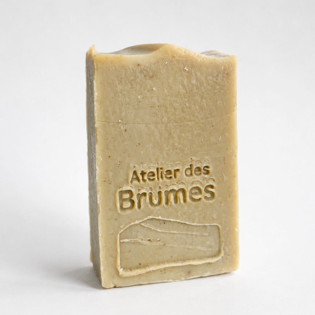 Savon rectangulaire beige