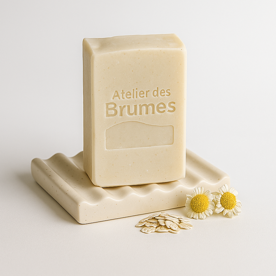 Savon artisanal Avoine + Camomille