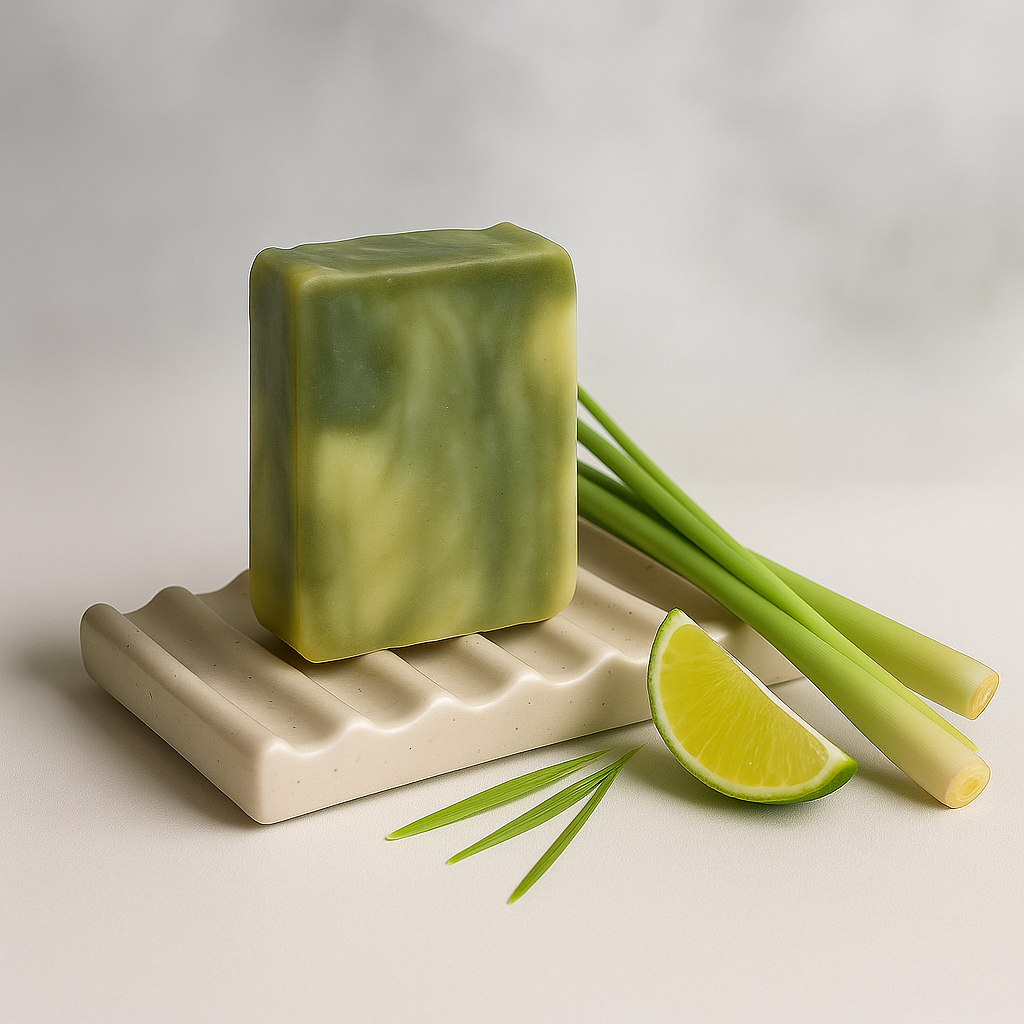 Savon artisanal Karité + Lime + Citronnelle
