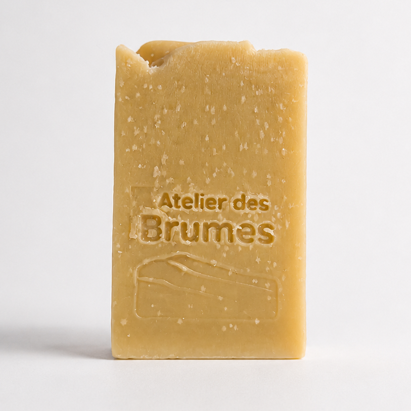 Savon rectangulaire jaune
