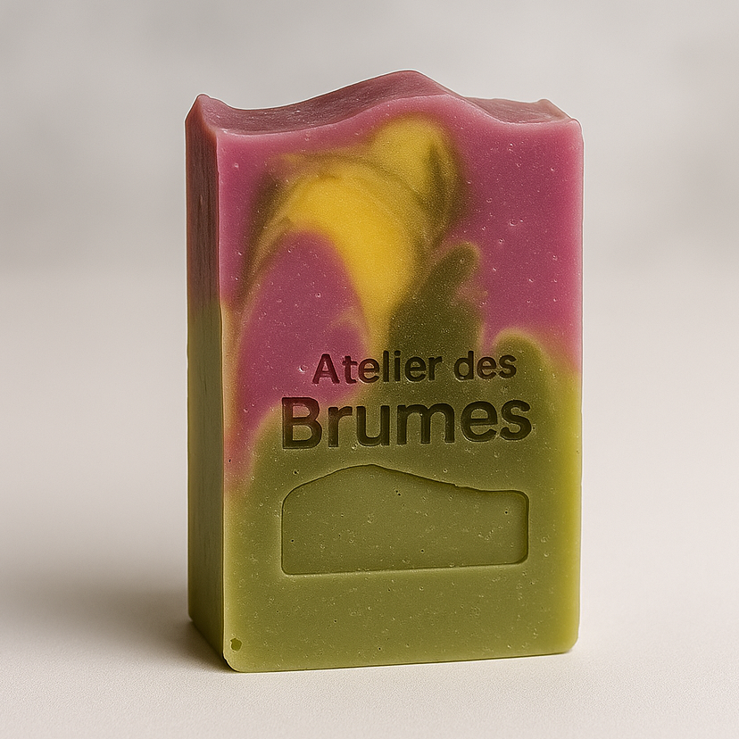 Savon artisanal Karité + Poire + Bergamote