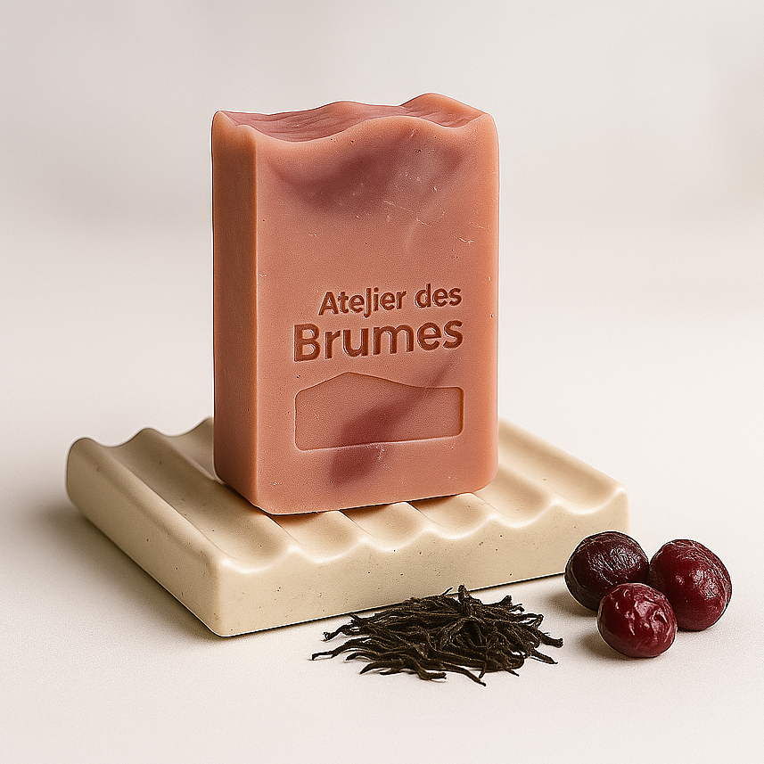 Savon artisanal Thé + Canneberges